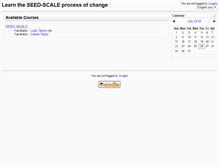 Tablet Screenshot of learn.seed-scale.org